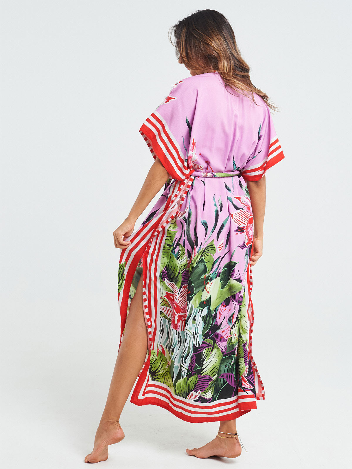 Long Kimono | Hawaiian Lily