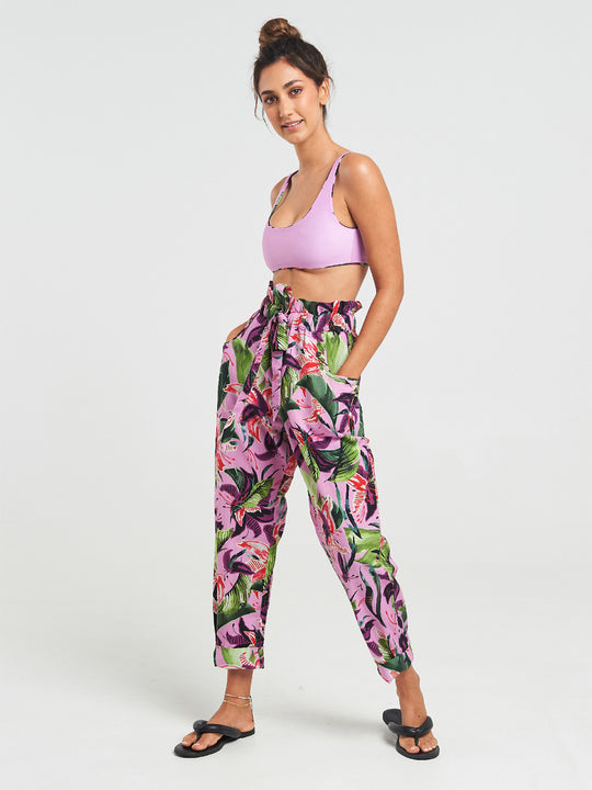 Paper Bag Pants | Hawaiian Lily