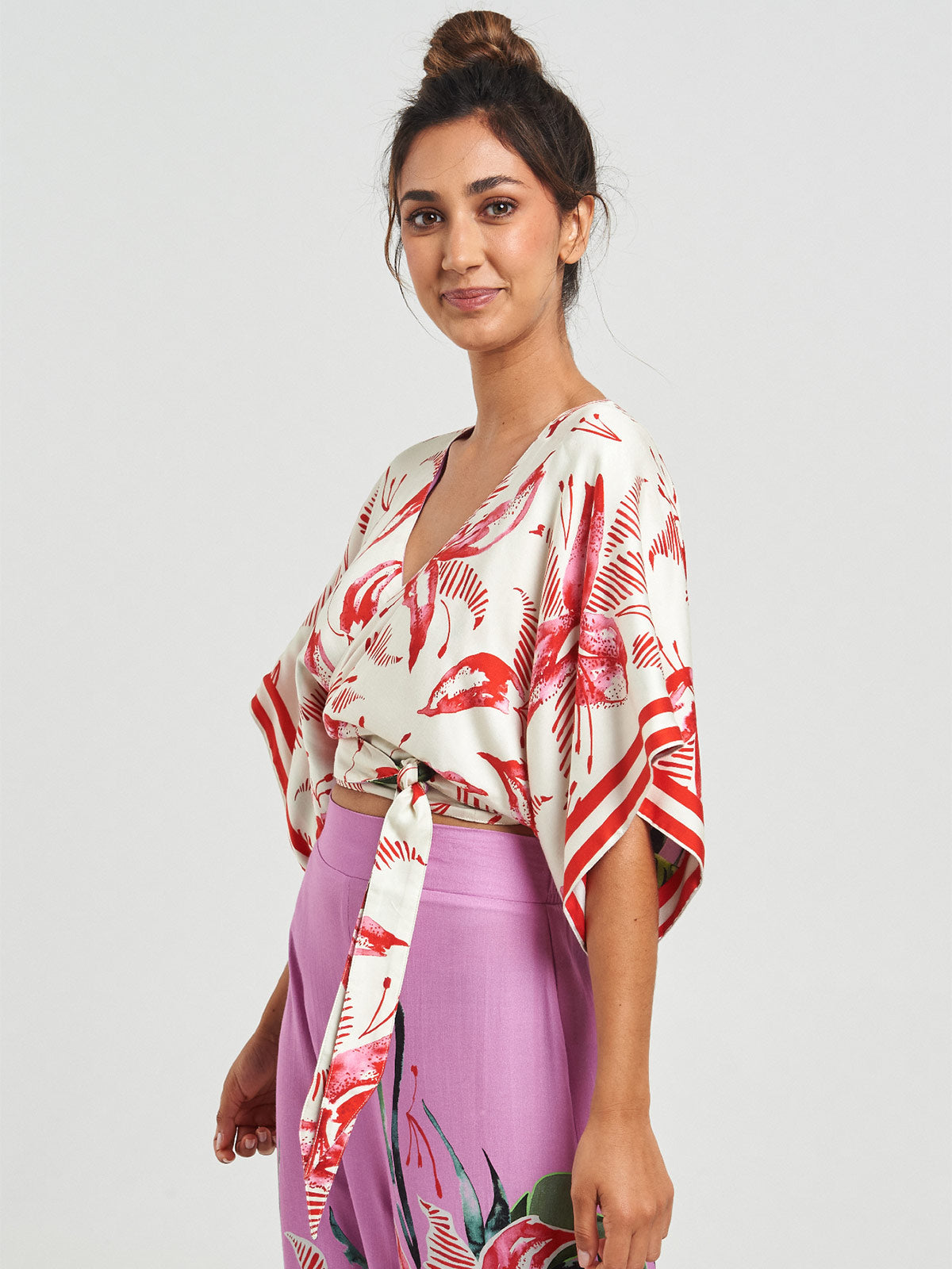 Reversible Wrap Top | Hawaiian Lily Reversible Wrap Top | Hawaiian Lily