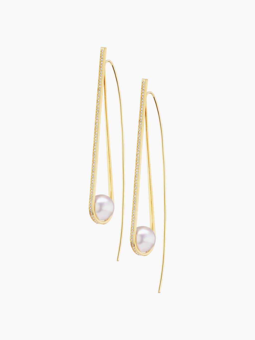 Exclusive Pearl Arc Earring - Fashionkind