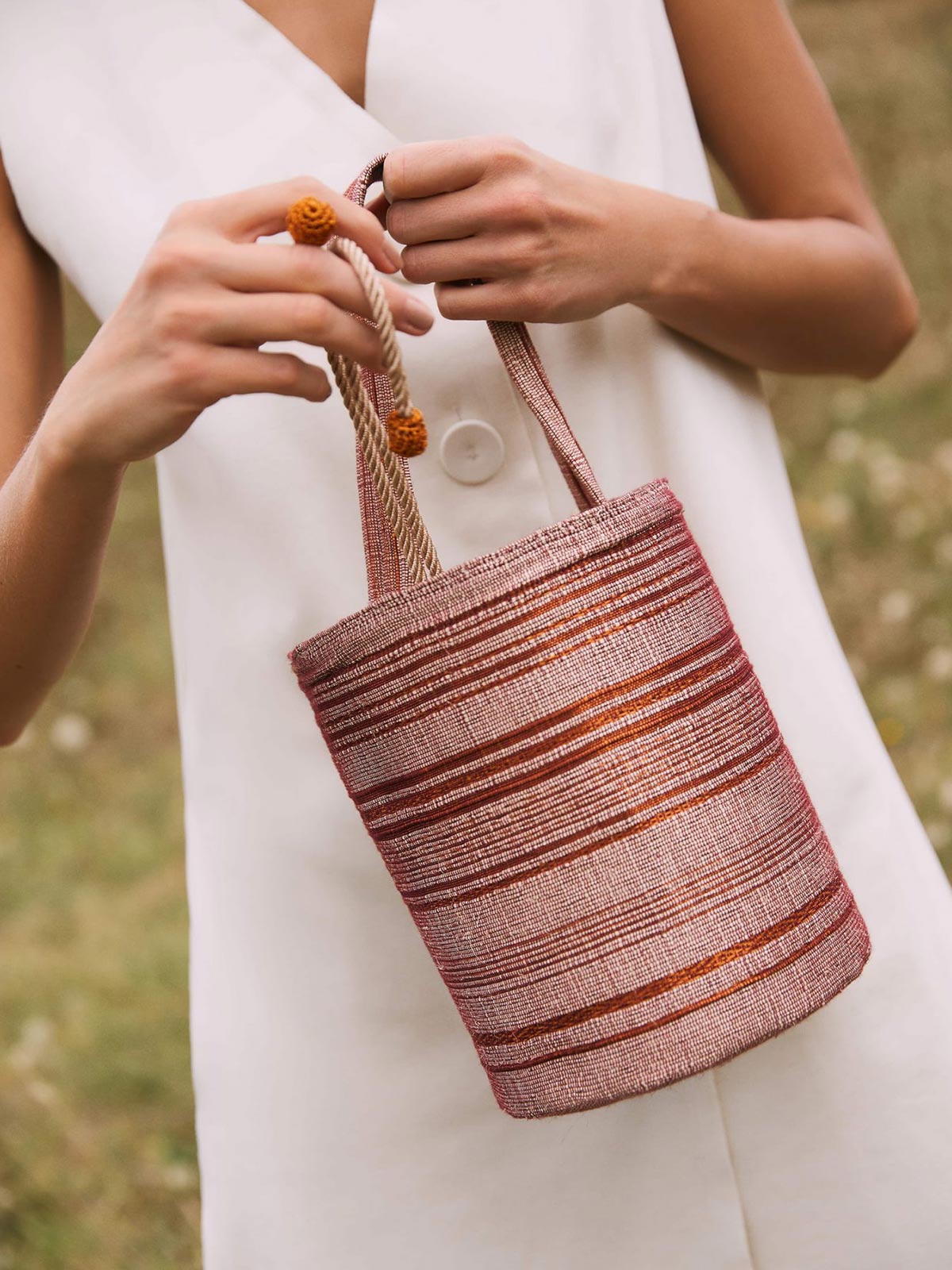 Bucket Bag | Wine & Copper - Fashionkind