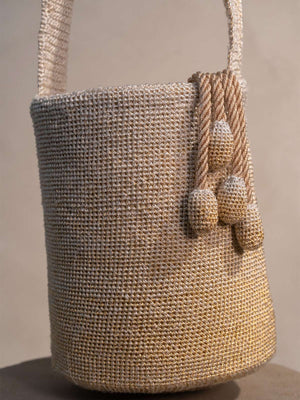 KAIA Traditional Handbag | Gold and Silver KAIA Traditional Handbag | Gold and Silver