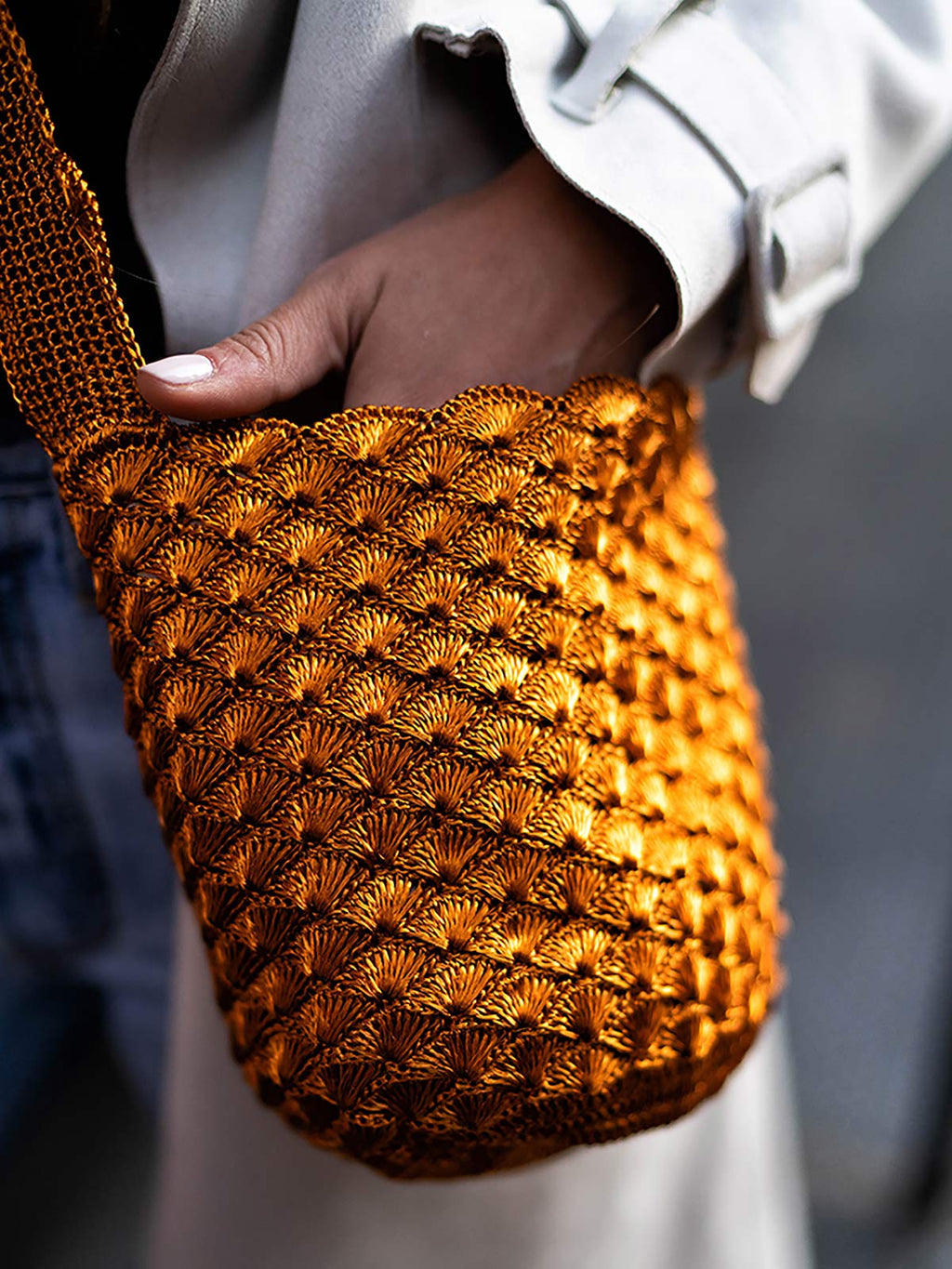 Seashell Weave Mochila | Copper - Fashionkind