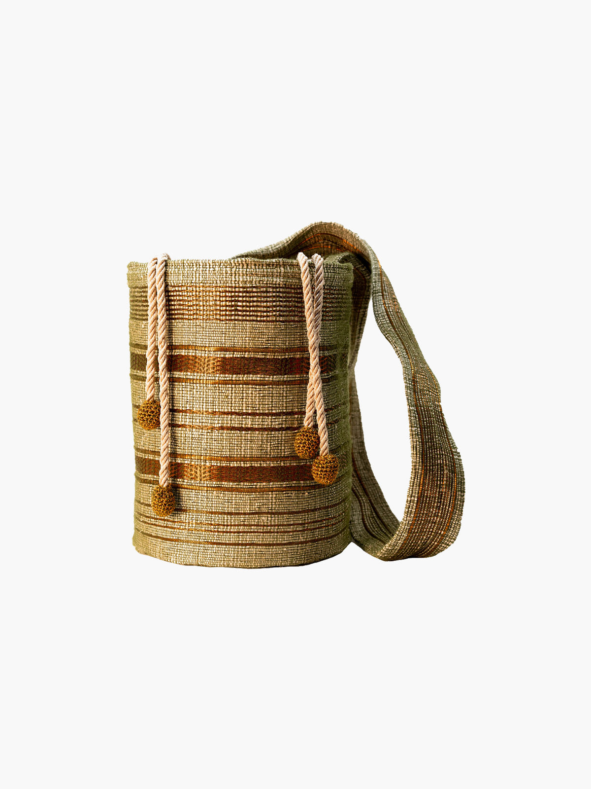 Bucket Bag | Olive & Copper - Fashionkind
