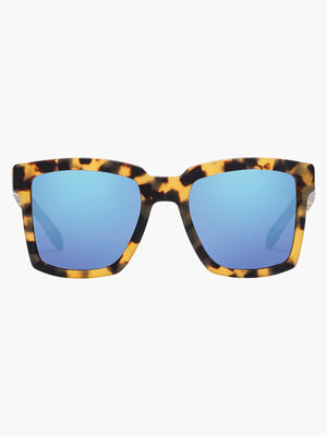 Big TV 05 | Matte Sand Tortoise/Neon Blue Mirror Lens Big TV 05 | Matte Sand Tortoise/Neon Blue Mirror Lens