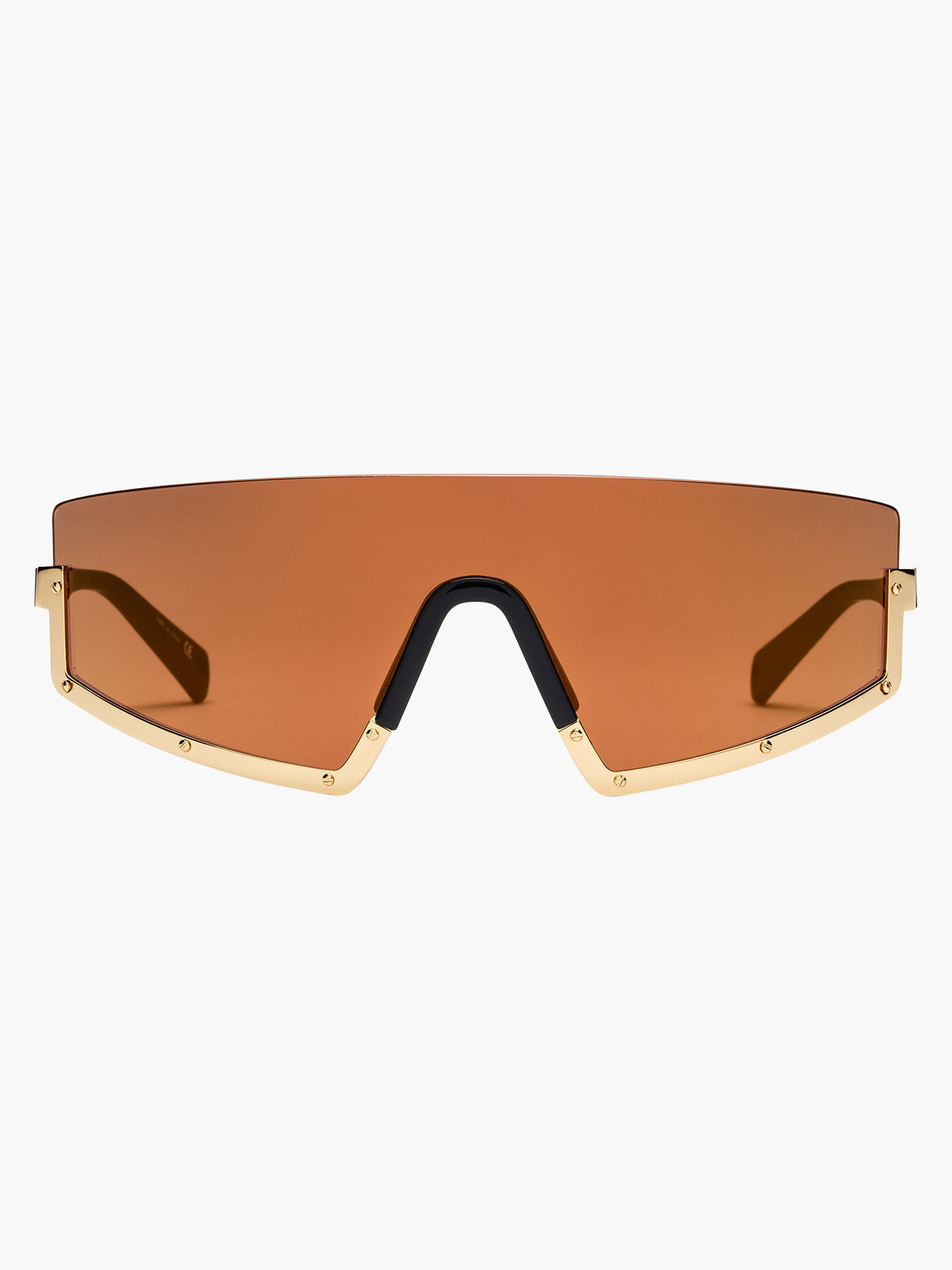 Stun 02 | Polished Gold/Muted Gold Mirror Lens