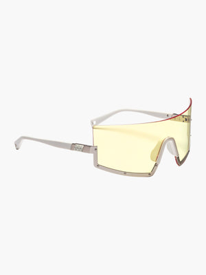 Stun 03 | Matte Silver/Ultraviolet Yellow Tint Lens Stun 03 | Matte Silver/Ultraviolet Yellow Tint Lens