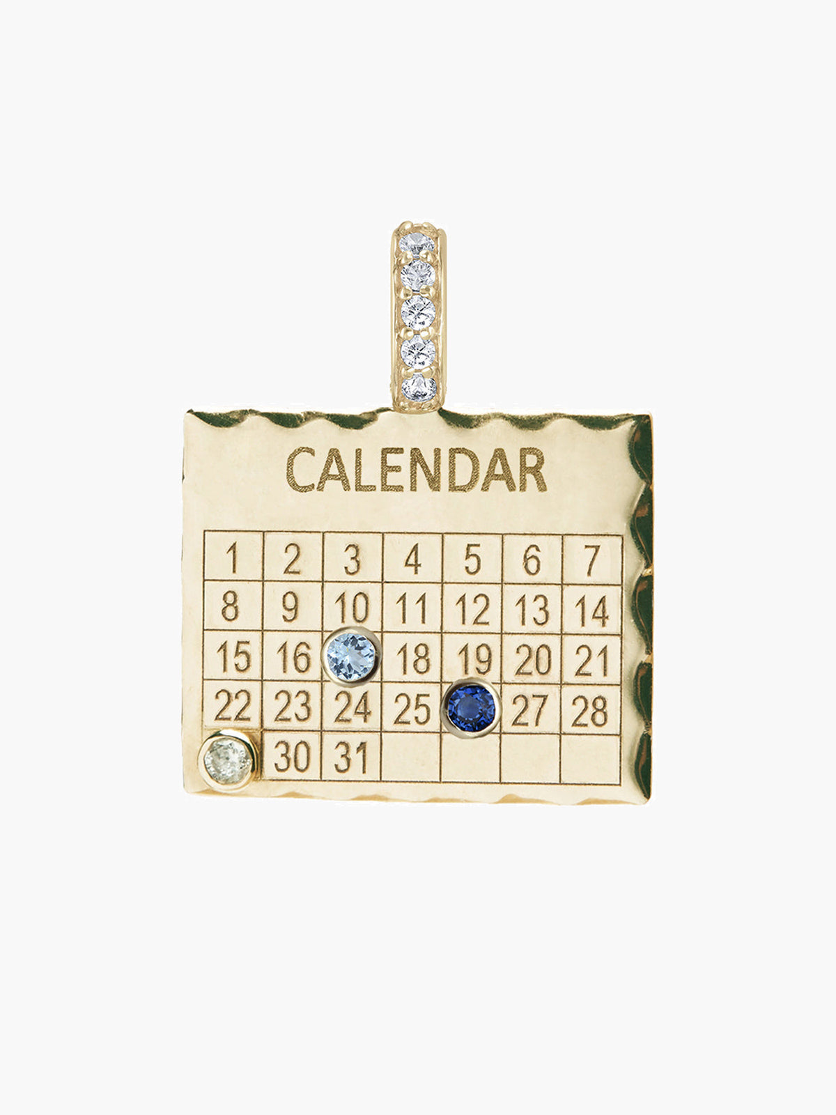 Multiple Date 1960s Calendar Charm | Multiple Date Multiple Date 1960s Calendar Charm | Multiple Date