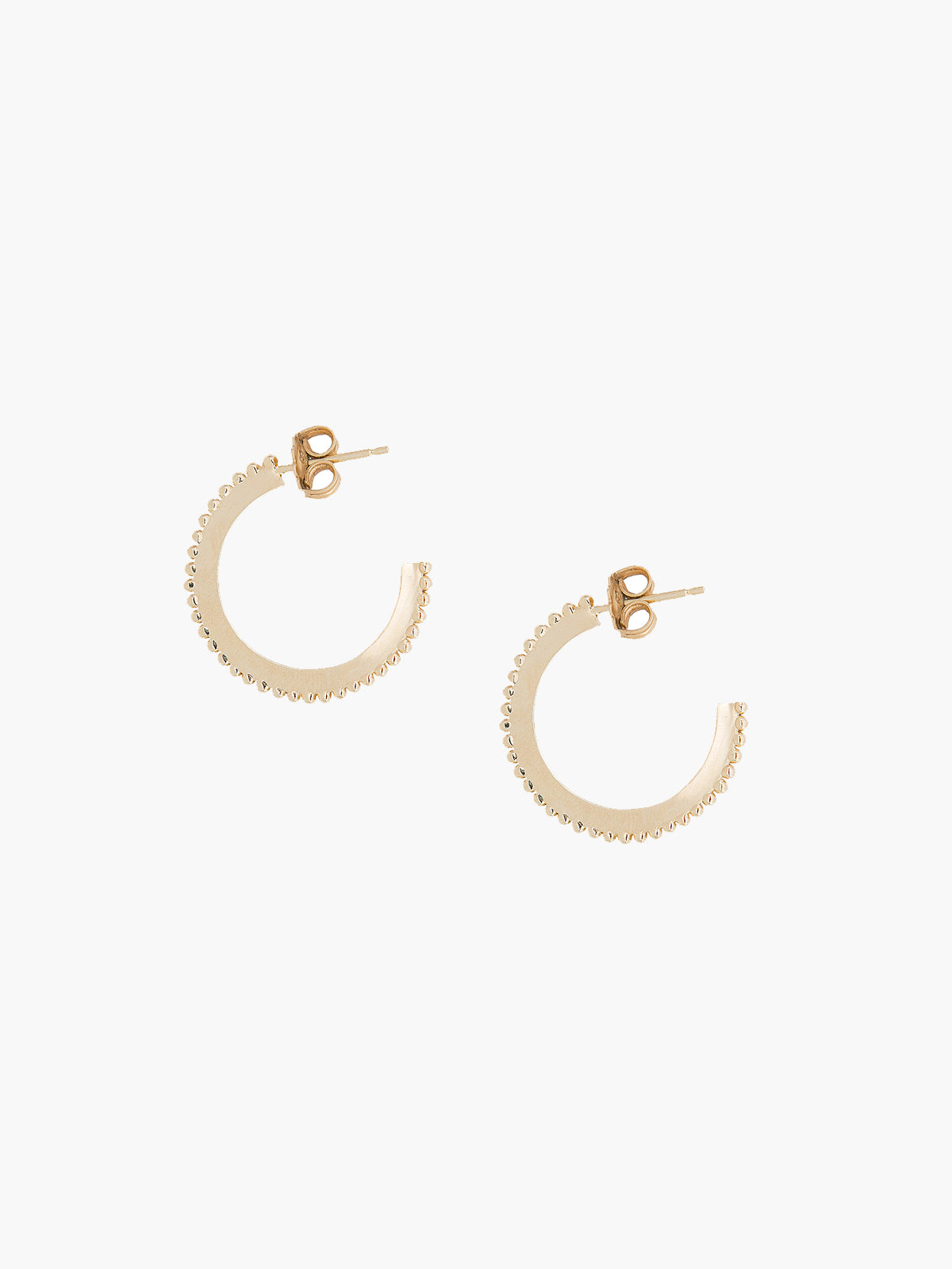 Large Dotted Hoops