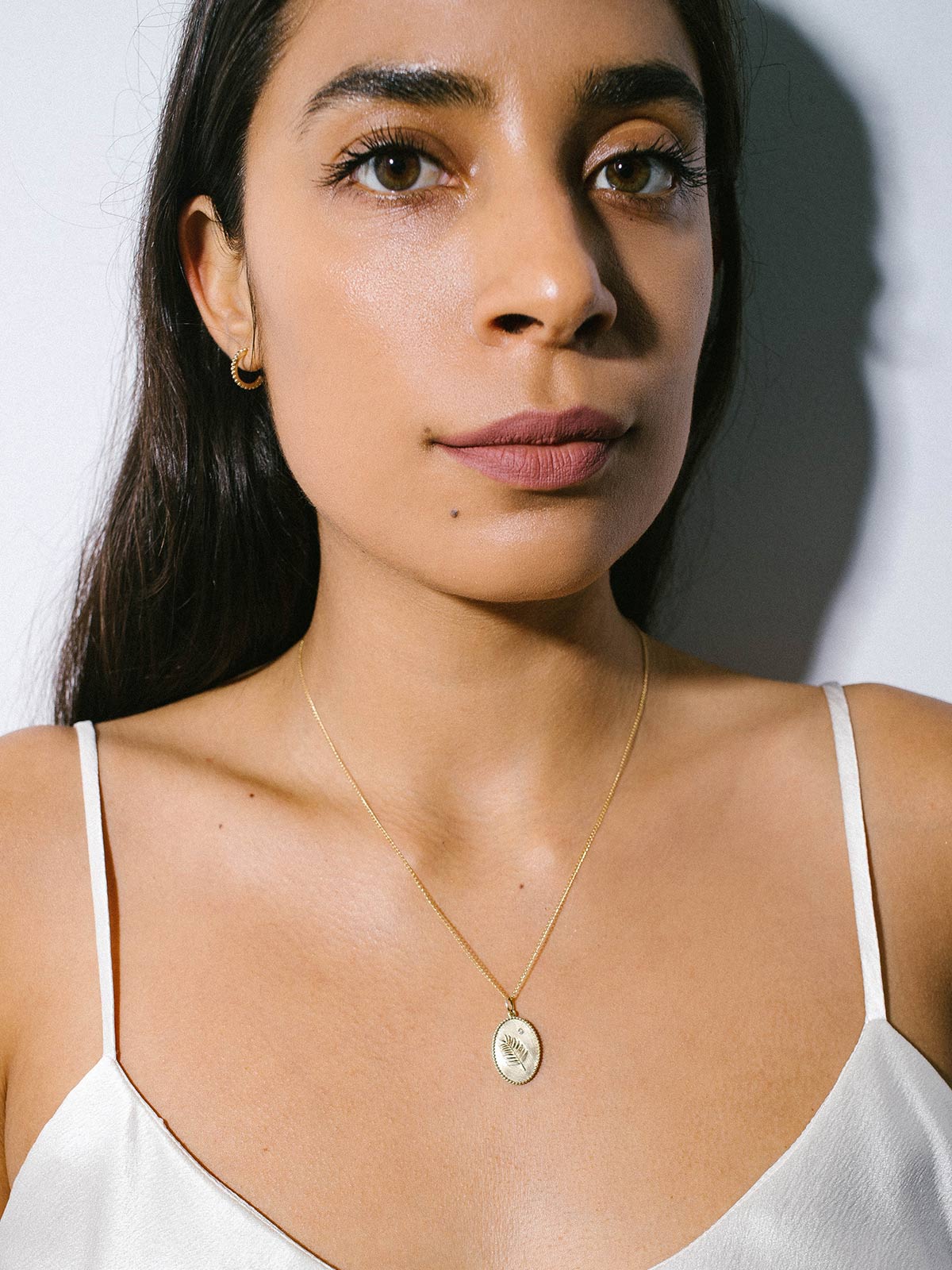 Token Necklace | Palm Leaf Token Necklace | Palm Leaf