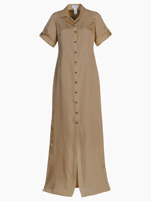 Andrestia Maxi Dress Voile | Camel Andrestia Maxi Dress Voile | Camel