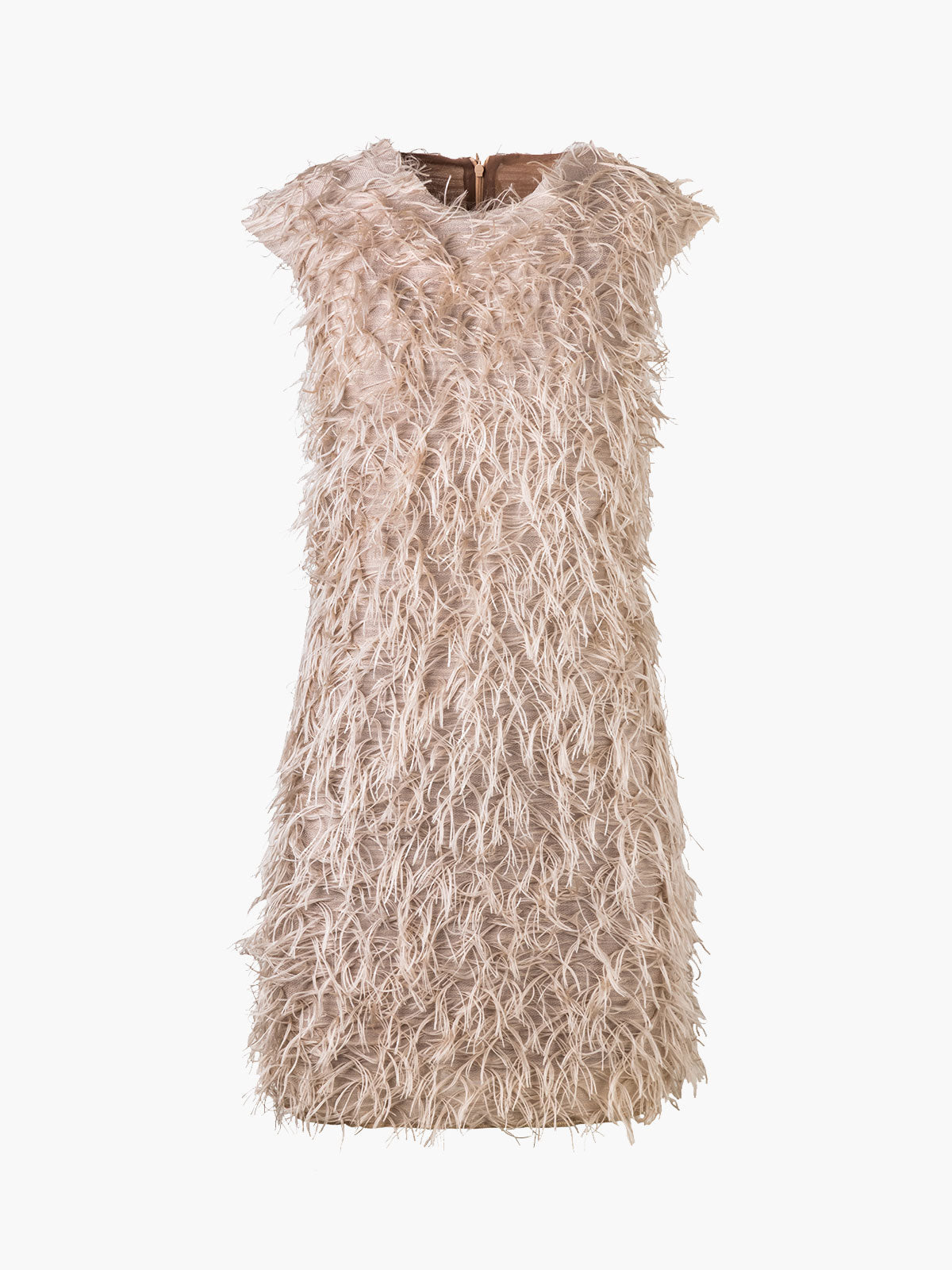 Andy Mini Dress | Taupe | Fashionkind
