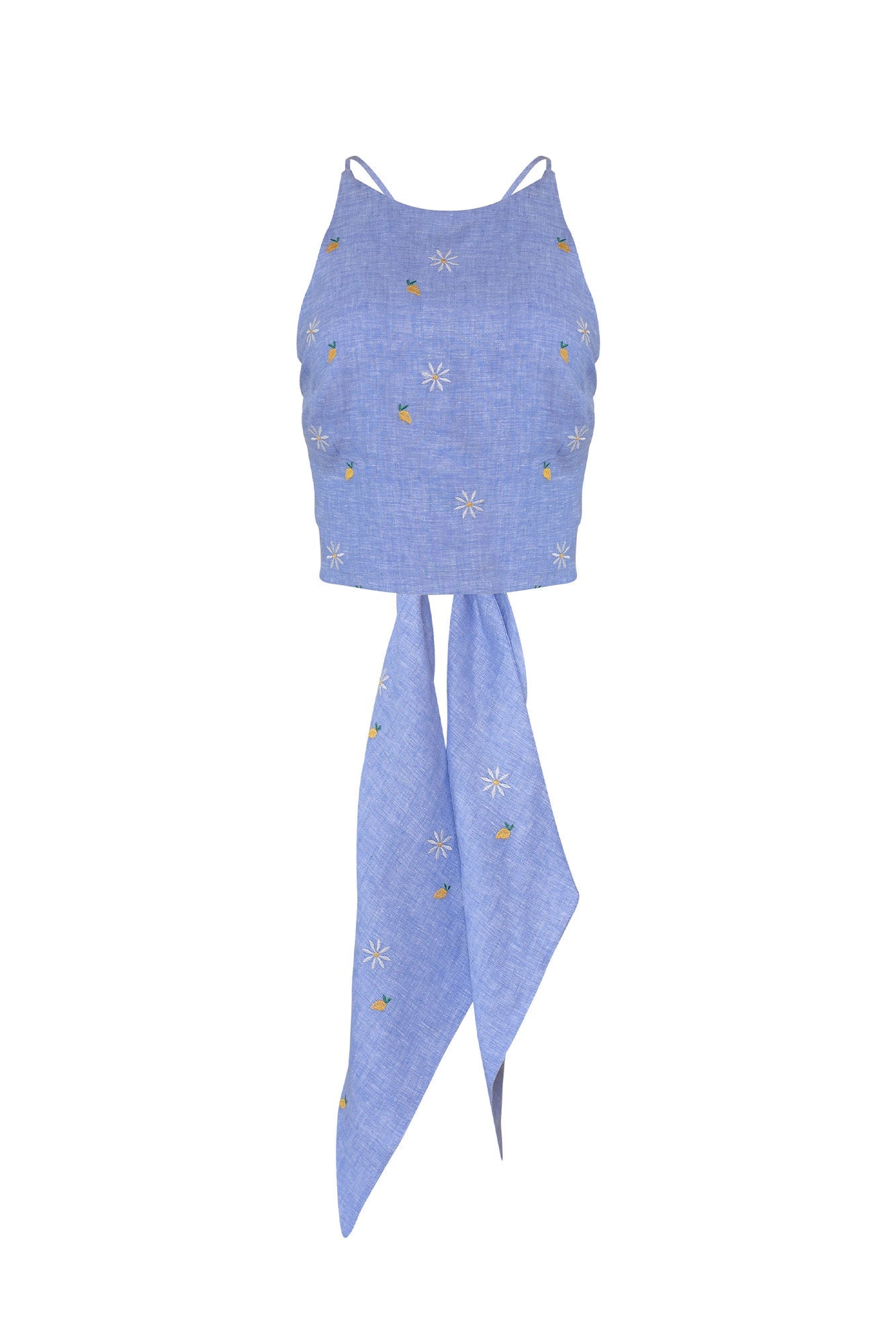 Gardenia Top | Mango Camomile Blue Gardenia Top | Mango Camomile Blue