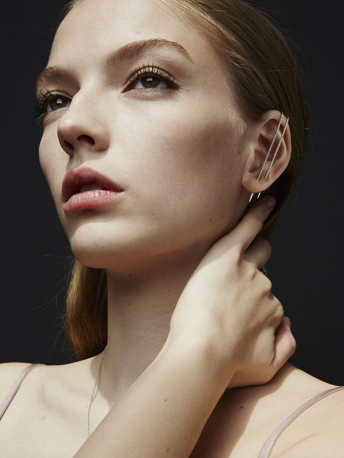 Diamond Thread Ear Pin Fashionkind