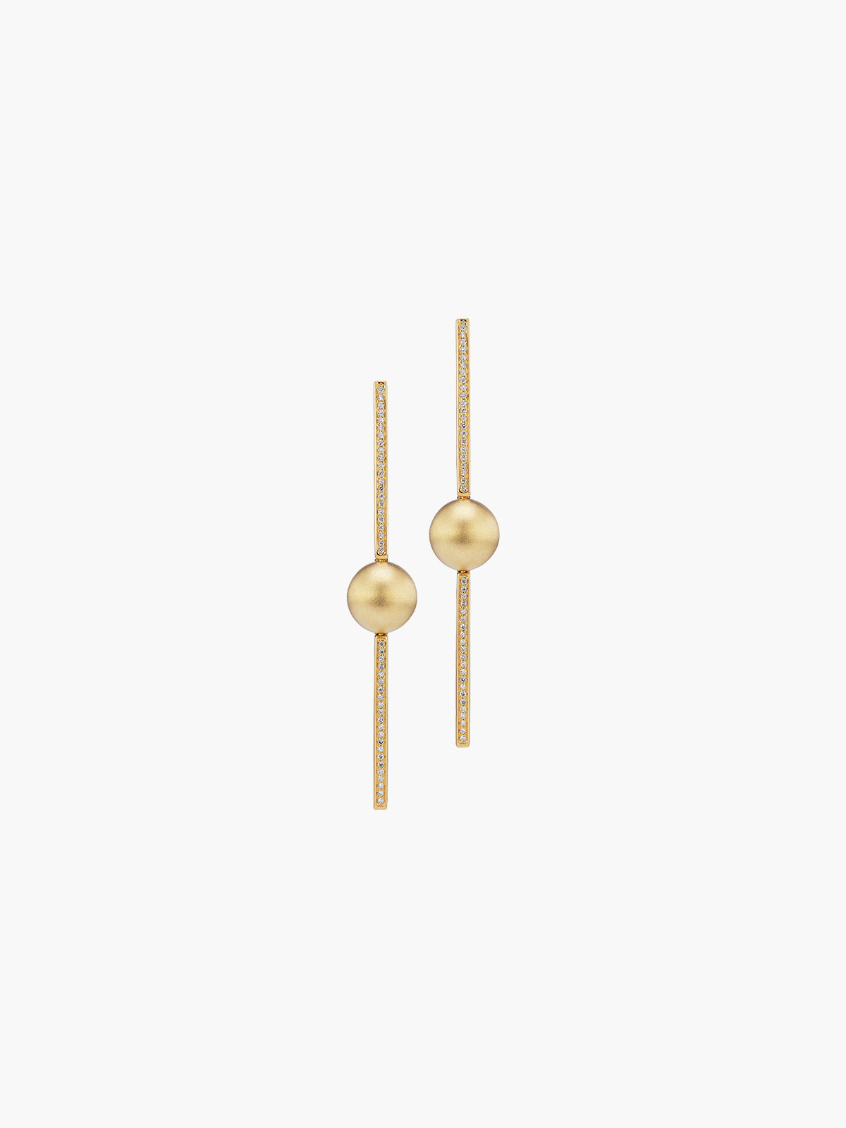 Boule D'Or Stick Earring | Matte Boule D'Or Stick Earring | Matte - Fashionkind