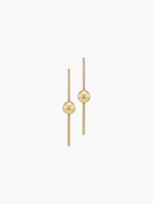 Boule D'Or Stick Earring | Matte Boule D'Or Stick Earring | Matte - Fashionkind