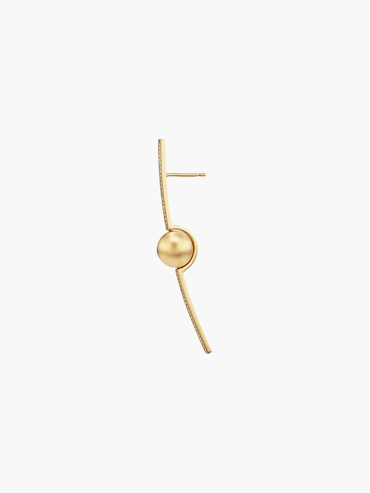 Boule D'Or Stick Earring | Matte - Fashionkind